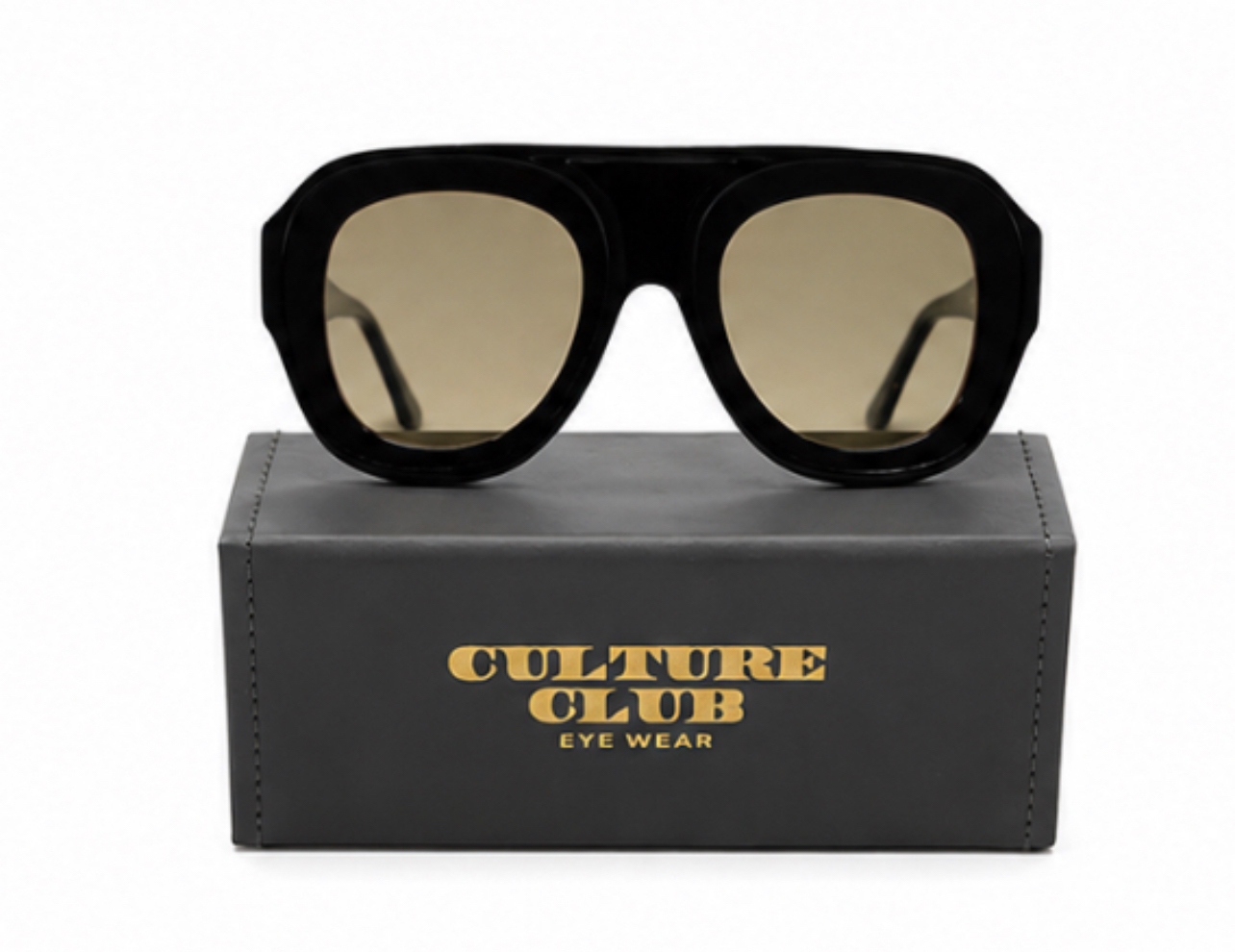 Culture Club CC Vintage Aviator Black sunglasses